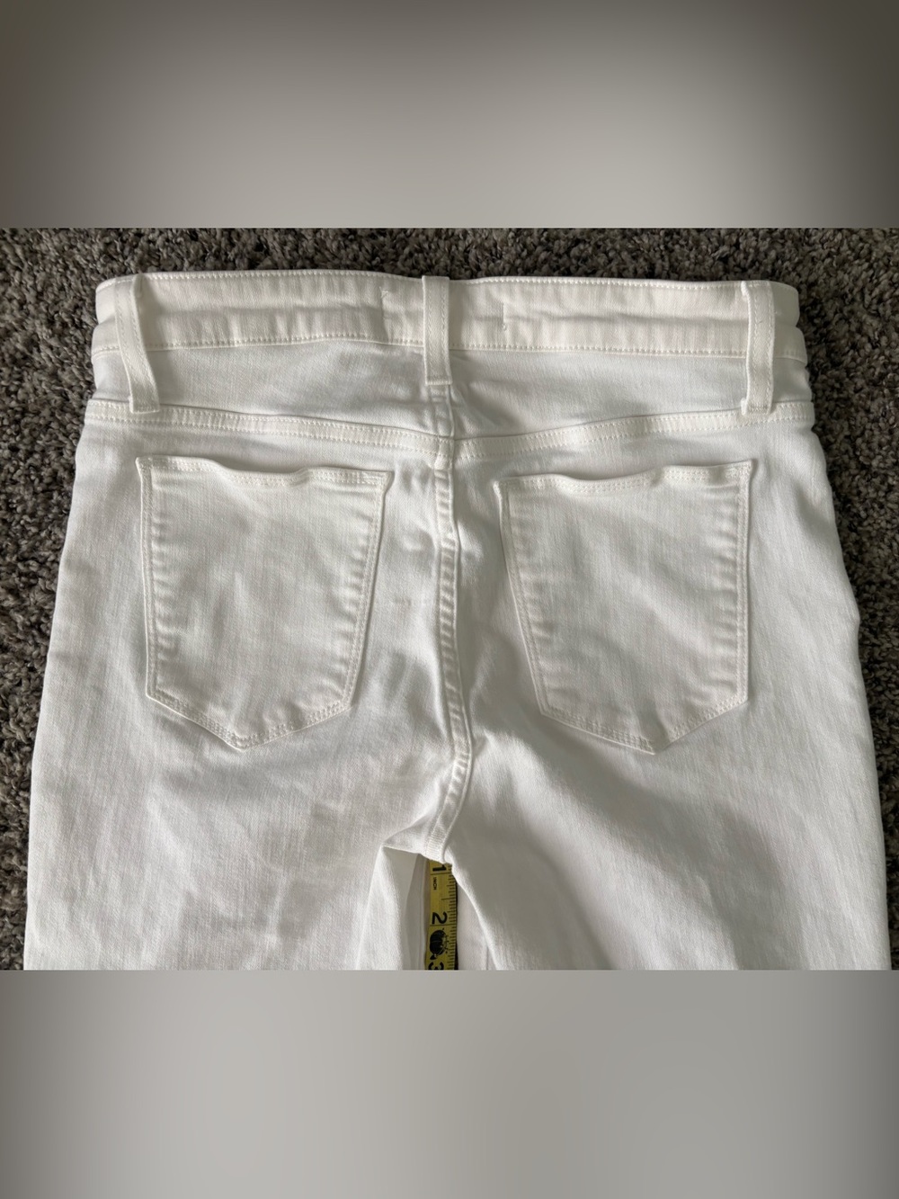 Joe's Jeans The Charlie Flawless High Rise Skinny Crop White Denim W30